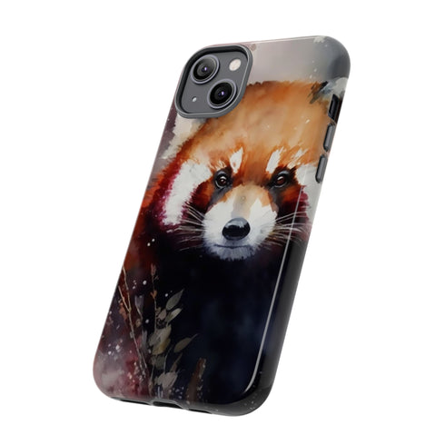 Red Panda in Watercolor - Impact Resistant Phone Case